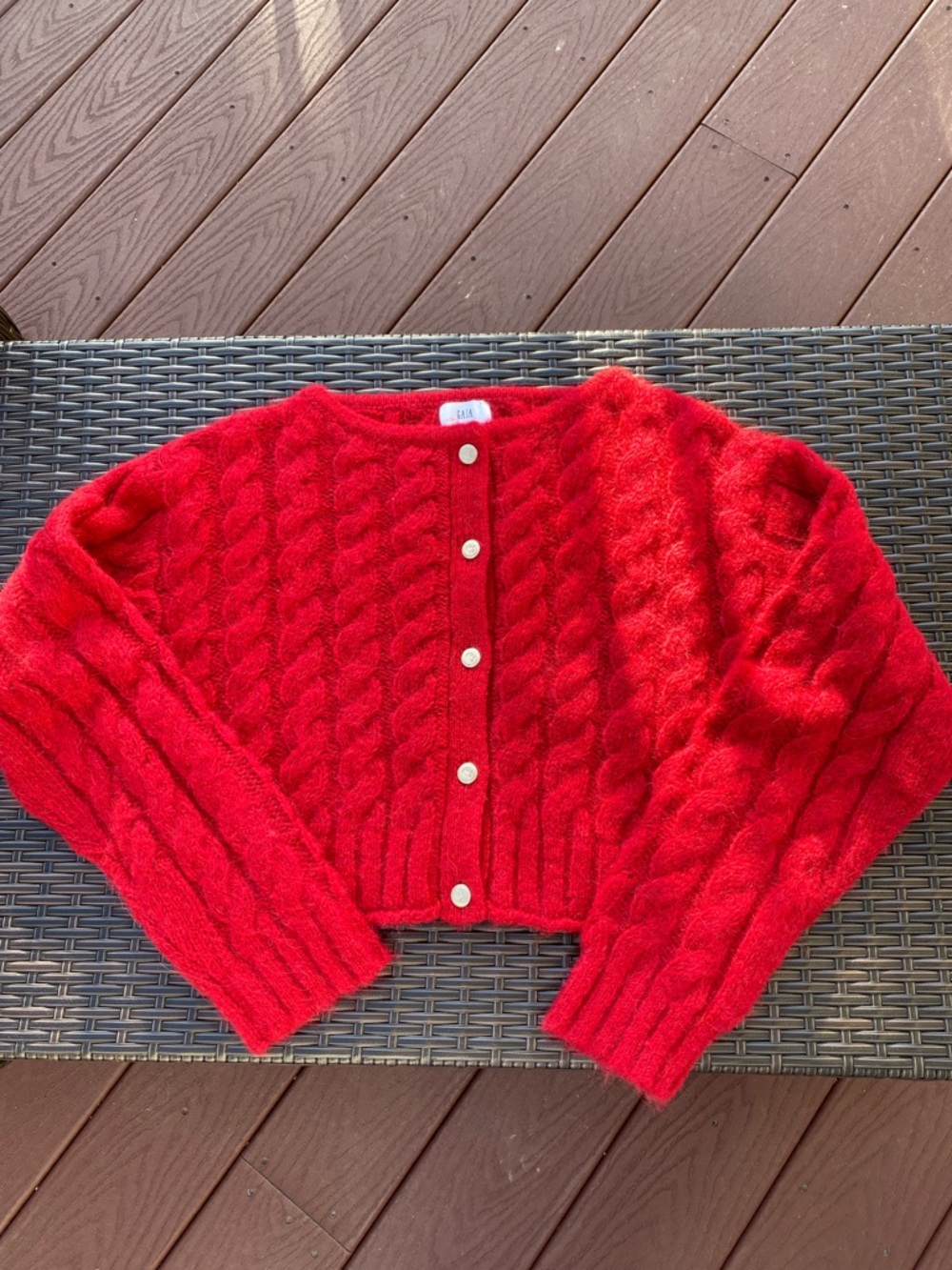 ♥️ Cult GAIA & GAP cable knit cardigan size S NWOT